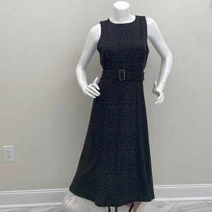 Ann Klein: Leopard print Charcoal Black Size 6.